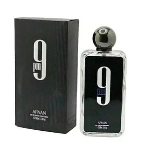 9 PM Eau de Parfum by Afnan for Men - 3.4 oz Spray  Invigorating Men's Fragrance